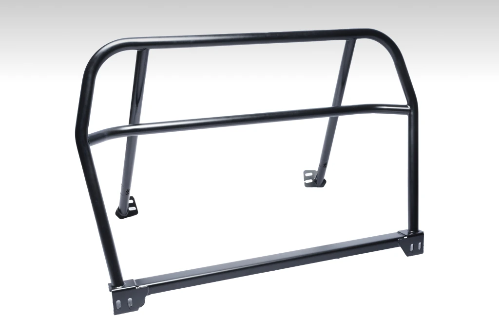 Made from 4130 chromoly steel, the harness bar attaches to factory mounting locations, requiring no cutting or alterations to the vehicle. The powder coated, matte black finish offers great looks and unsurpassed durability. <strong>HARNESS NOT INCLUDED.</strong>