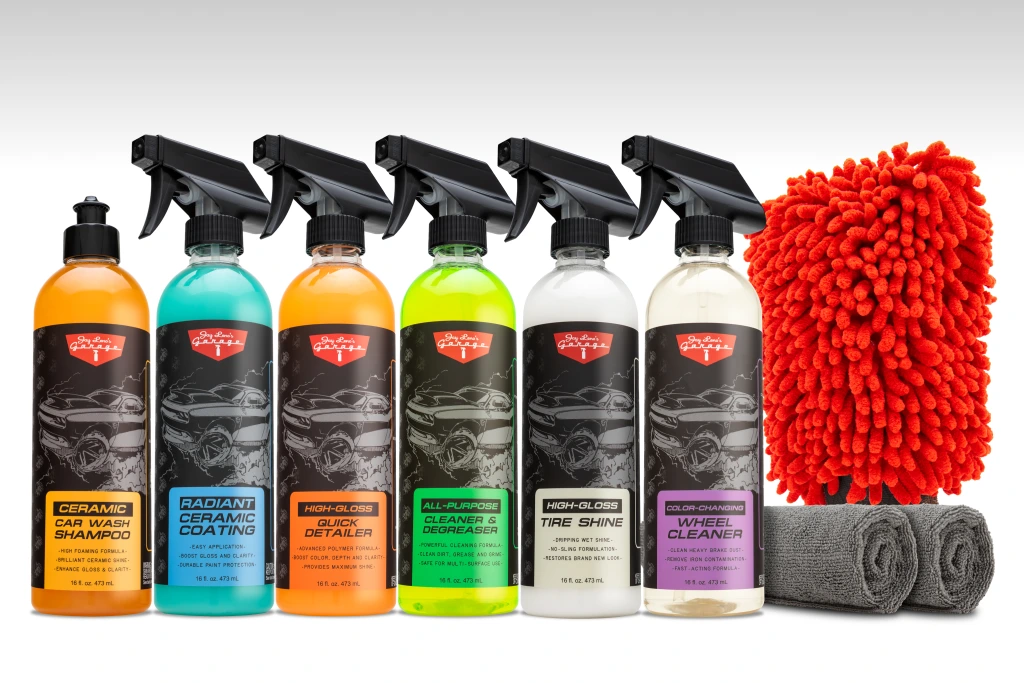 Developed from real-world experience gained through years of caring for and maintaining Jay's collection, these custom-formulated products are proudly made in the USA, guaranteed to outshine and are easy for any car person to use.