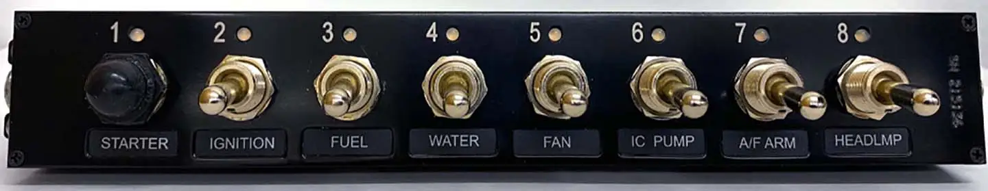 Smartwire switch panel layout